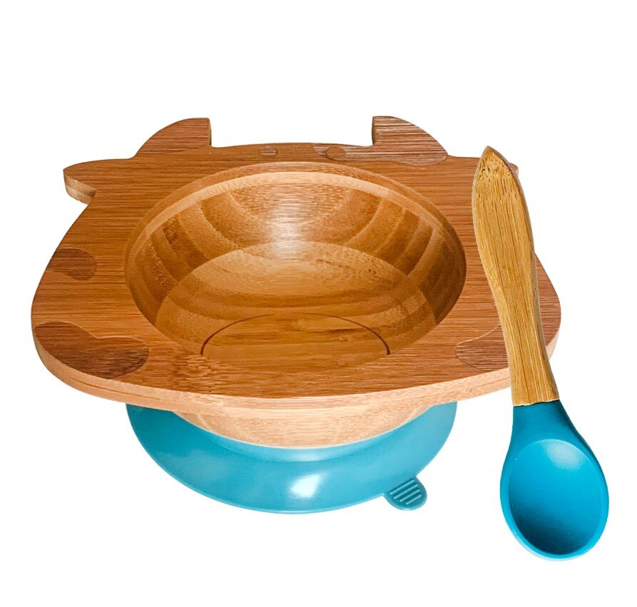 Bamboo Baby Plate Feeding Bowl